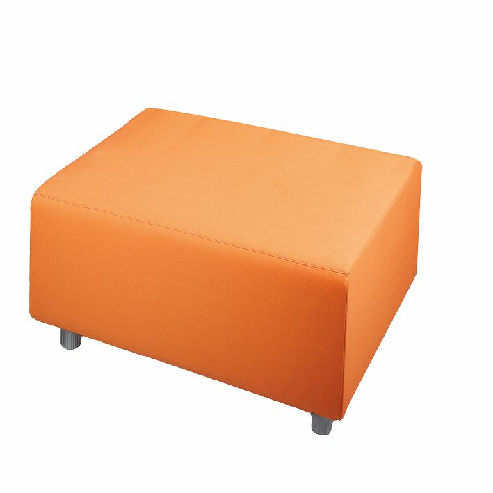 1-Sitzer Hocker ALEX, SH 43 cm, Stoff B1 6 Farben